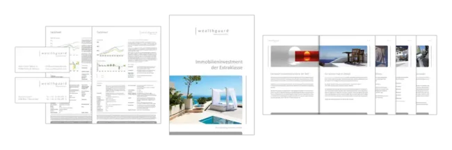 medien unserer corporate design entwicklung für immobilien investment unternehmen