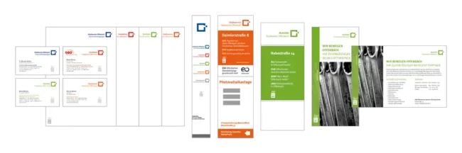 medien unserer corporate design entwicklung für stadtwerke